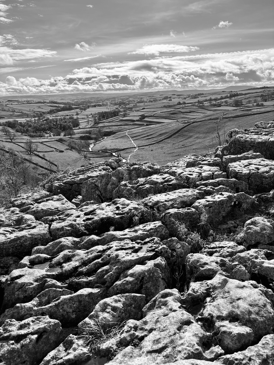 Limestone pavement at Malham Cove