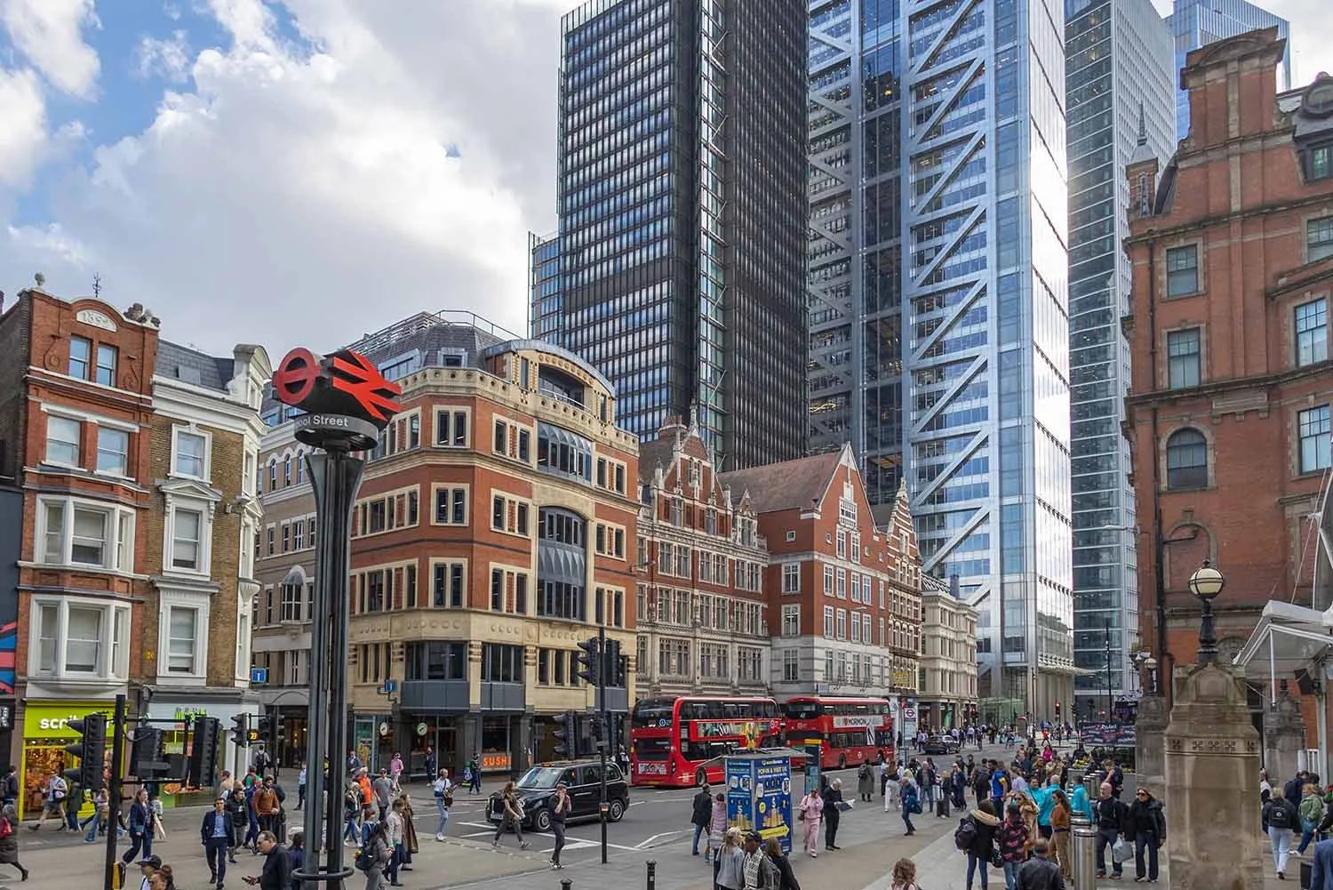 Buildings Around Liverpool Street Station