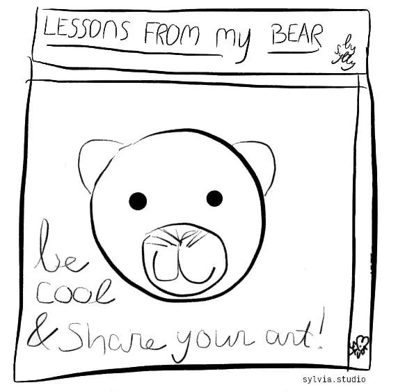 be cool & share your art!