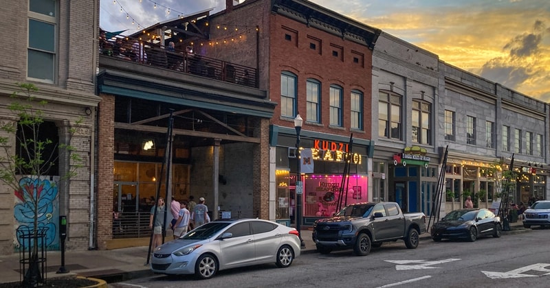 Evening Walk Downtown