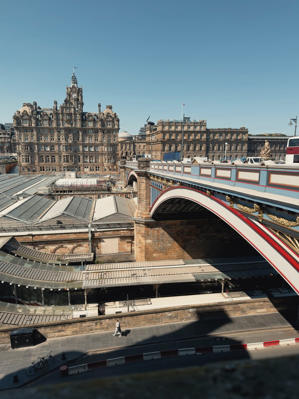 Edinburgh’s North Bridge looking spectacular after a major...