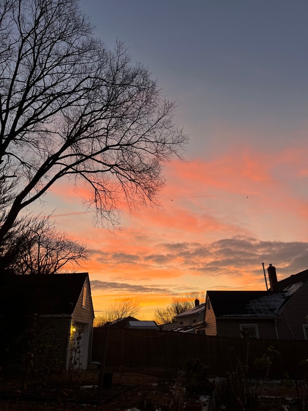 Soft pink sunrise