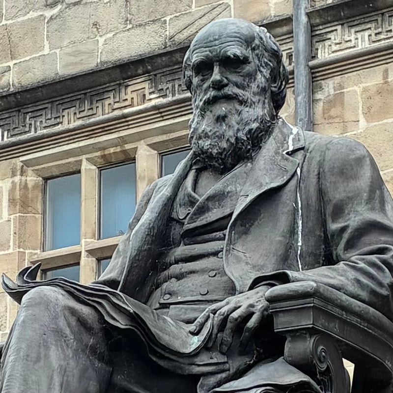 Paid our respects to Darwin in Shrewsbury
