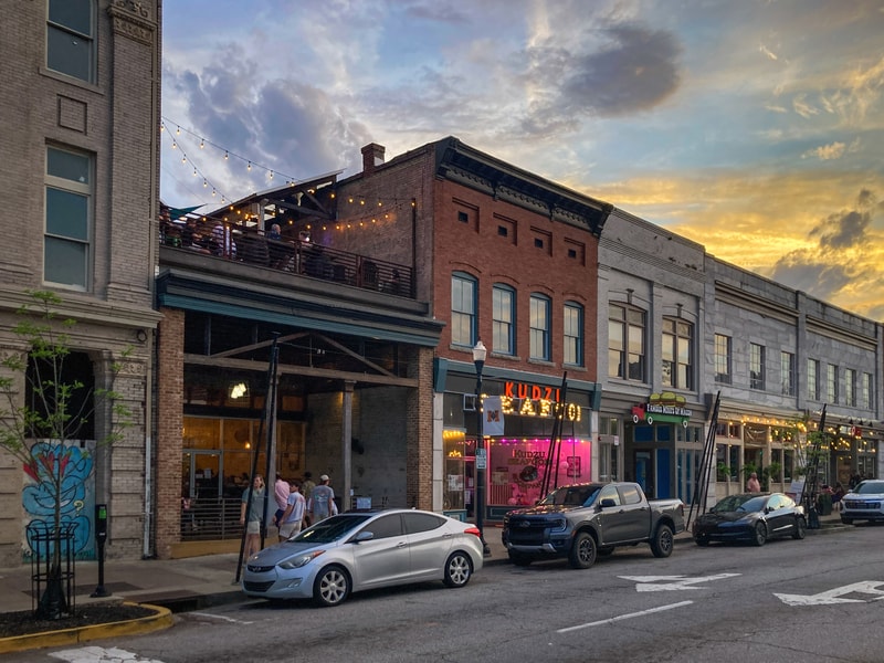 Evening Walk Downtown