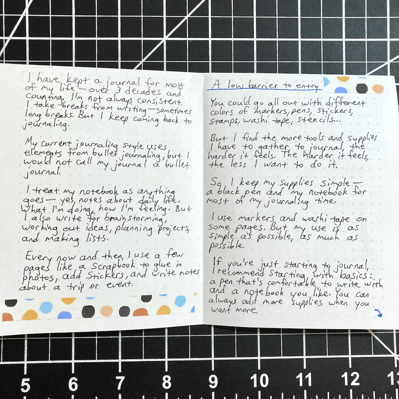 How I Keep a Journal
